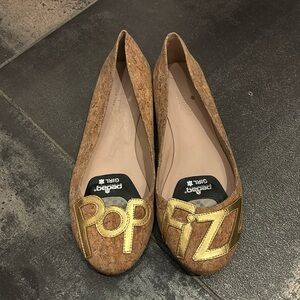 kate spade “pop fizz” cork flats - 6